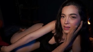 Slim stepsister shares bed with stepbrother